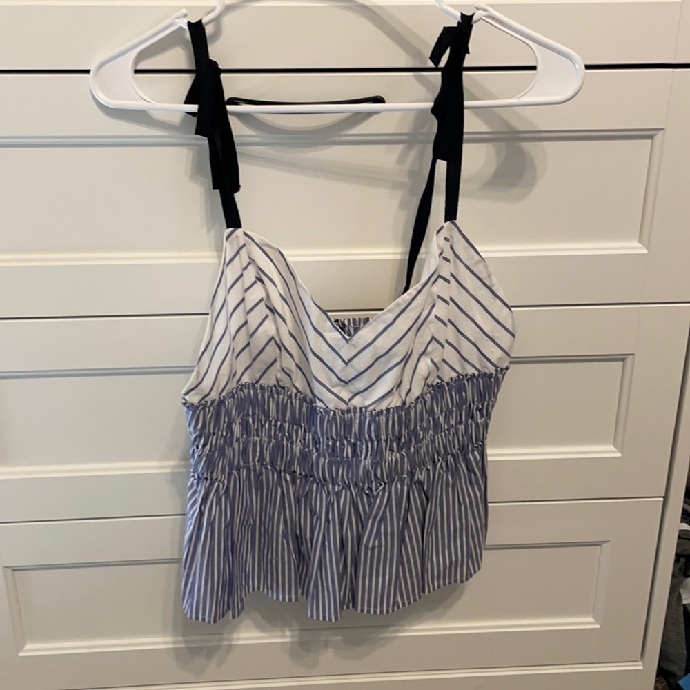 Express Blue and White TankTop